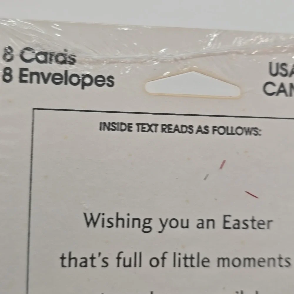 2 Packs of 8 American Greetings Easter Cards w/Envelopes‎